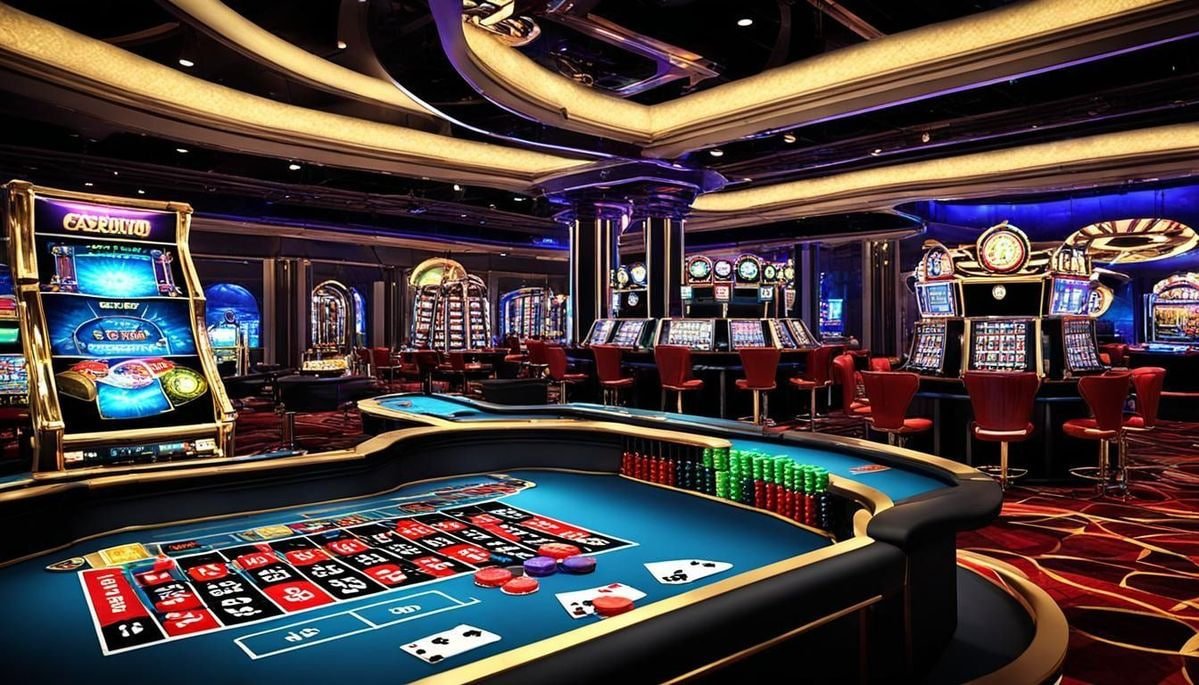 Live dealer at a blackjack table, HD video feed